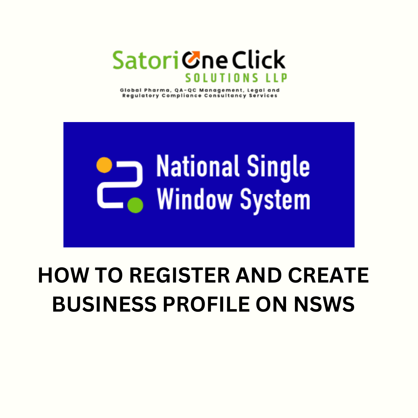 How to Register and Create business profile on NSWS ( National Single Window System)