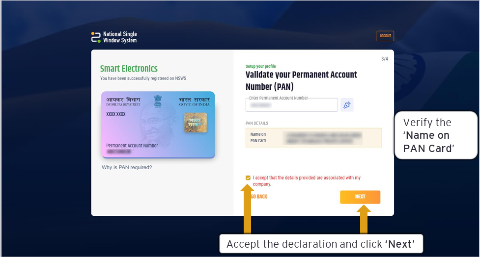 How to Register and Create business profile on NSWS ( National Single Window System)