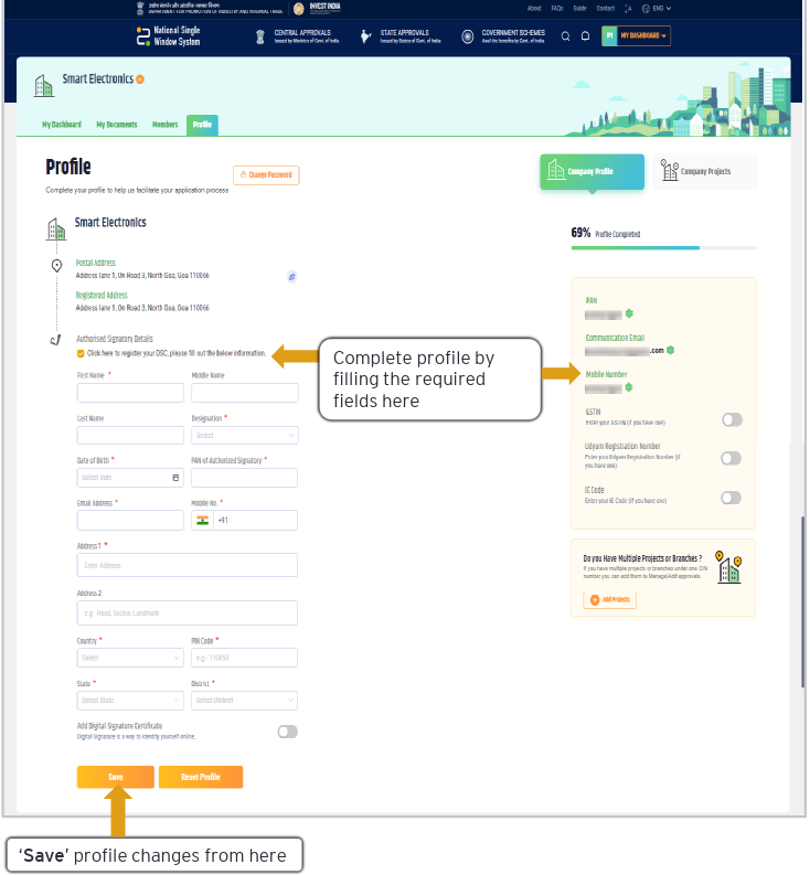 How to Register and Create business profile on NSWS ( National Single Window System)